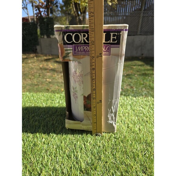 Corning Corelle Impressions WISTERIA Thermal Carafe NEW New In Box Super Rare - Picture 3 of 11